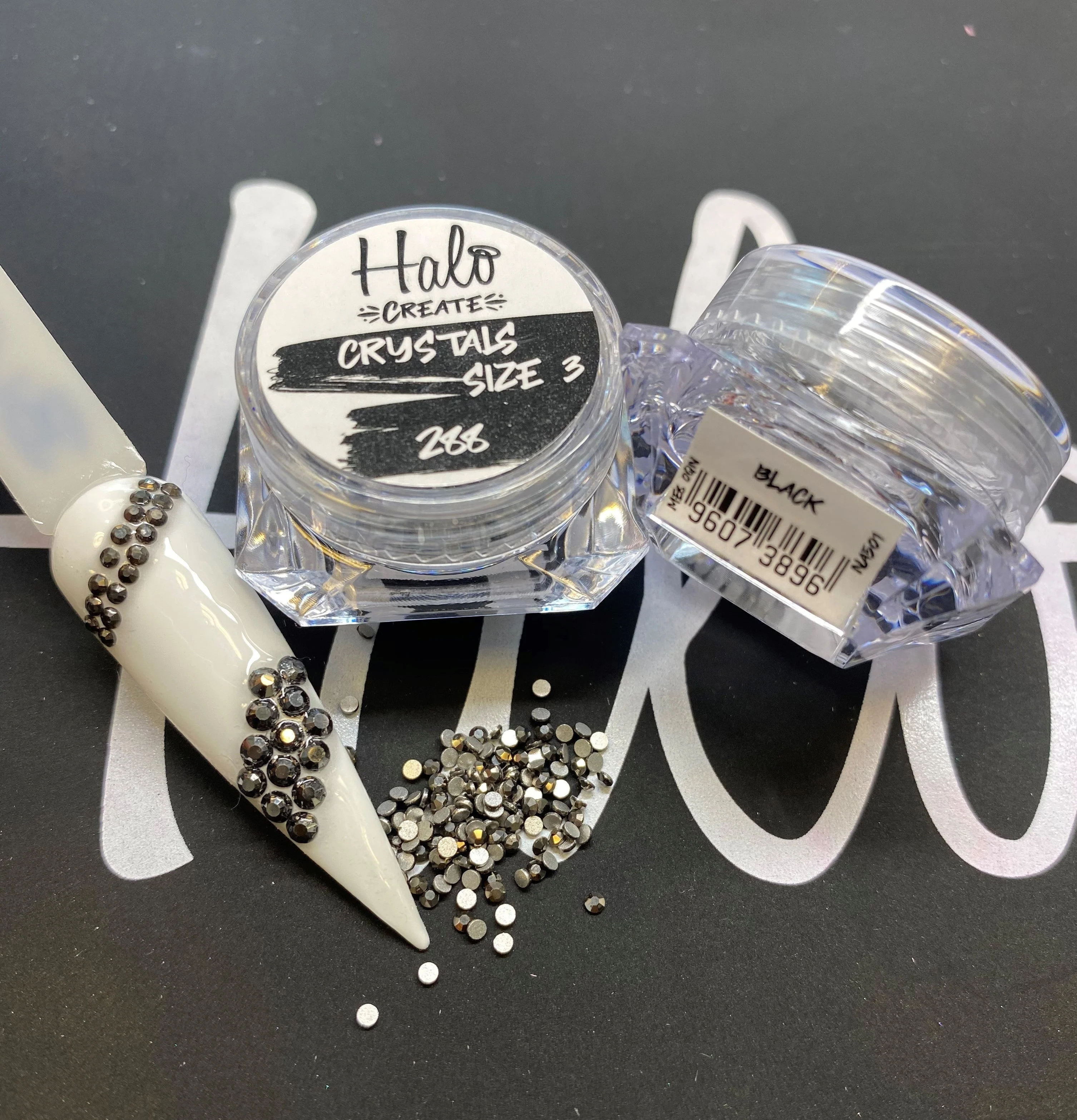 Halo Nail Art Crystals - Size 2 - Image 3