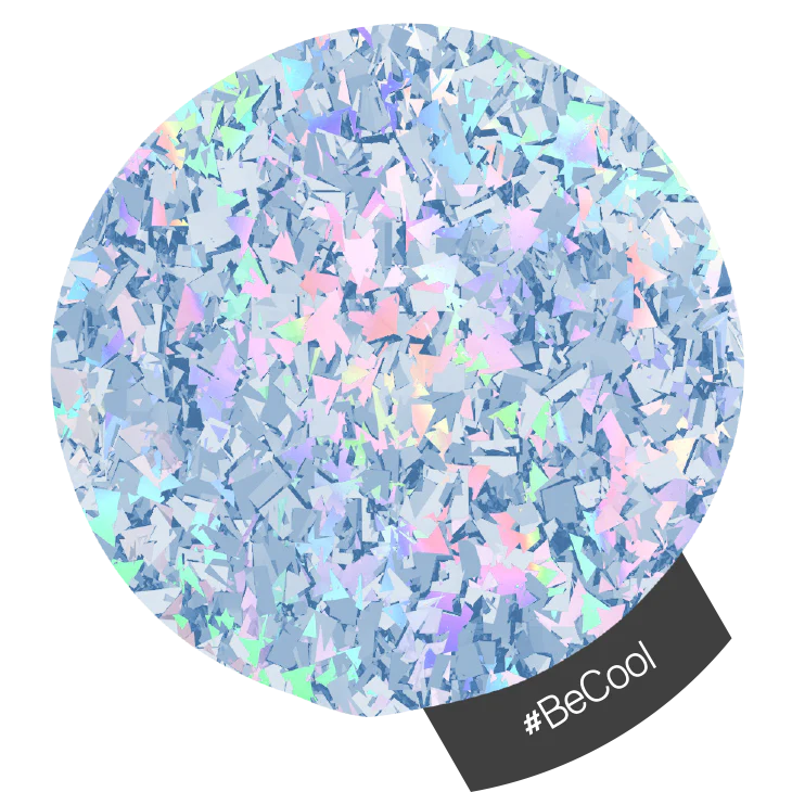 Halo Multi Hex Nail Art Glitter - Image 12