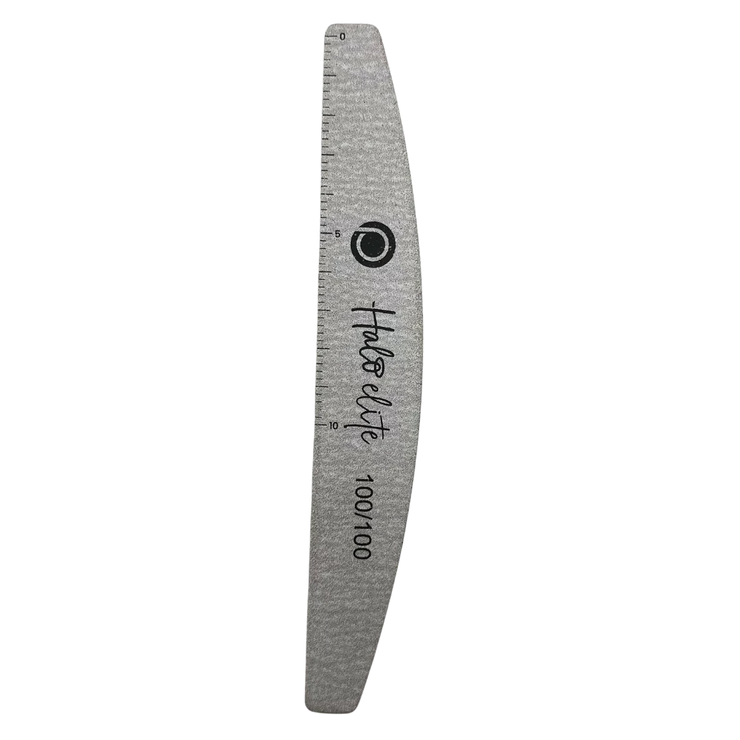 Halo Elite Zebra Half-Moon 100/100 Grit File