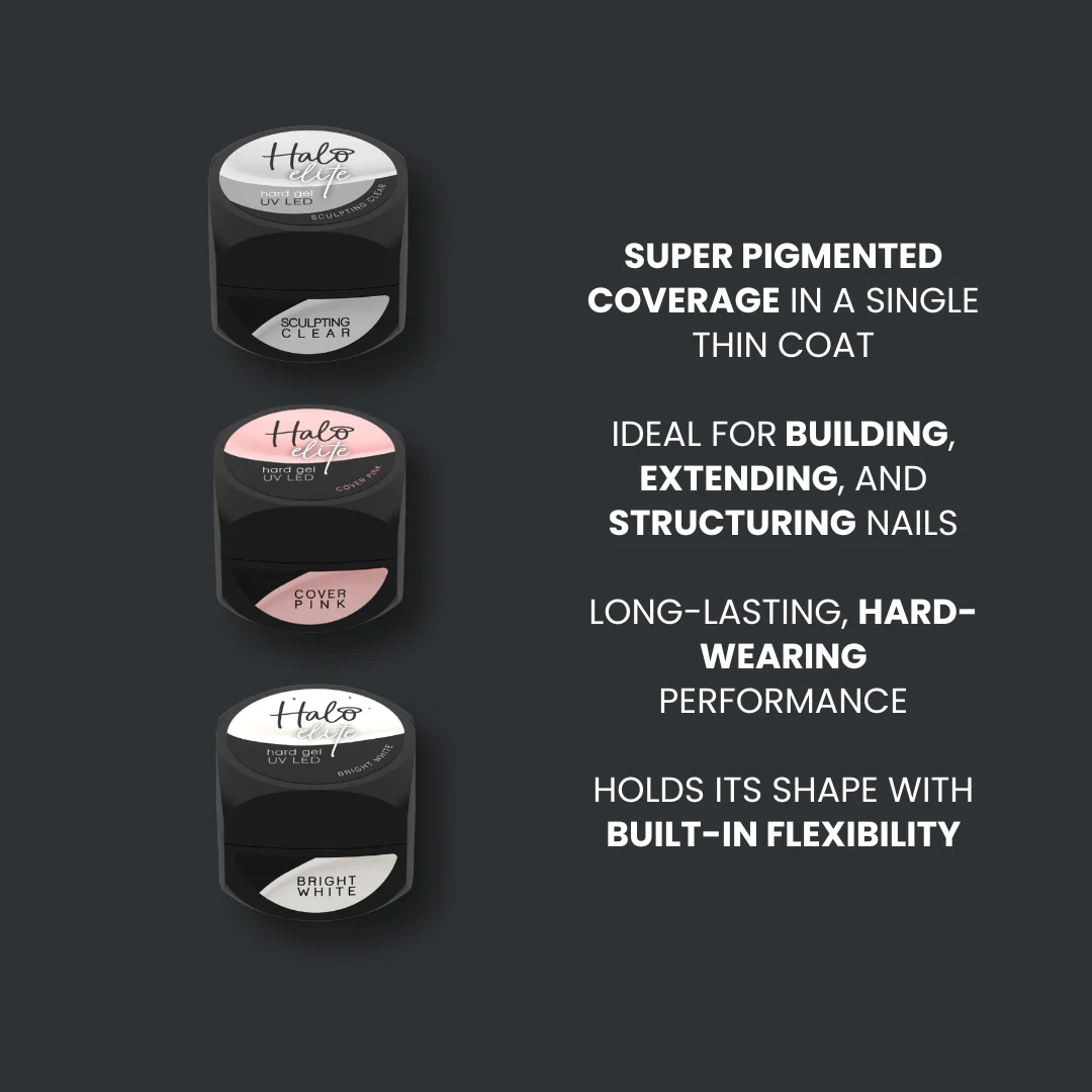 Halo Elite Hard Gel - Clear 30g - Image 2