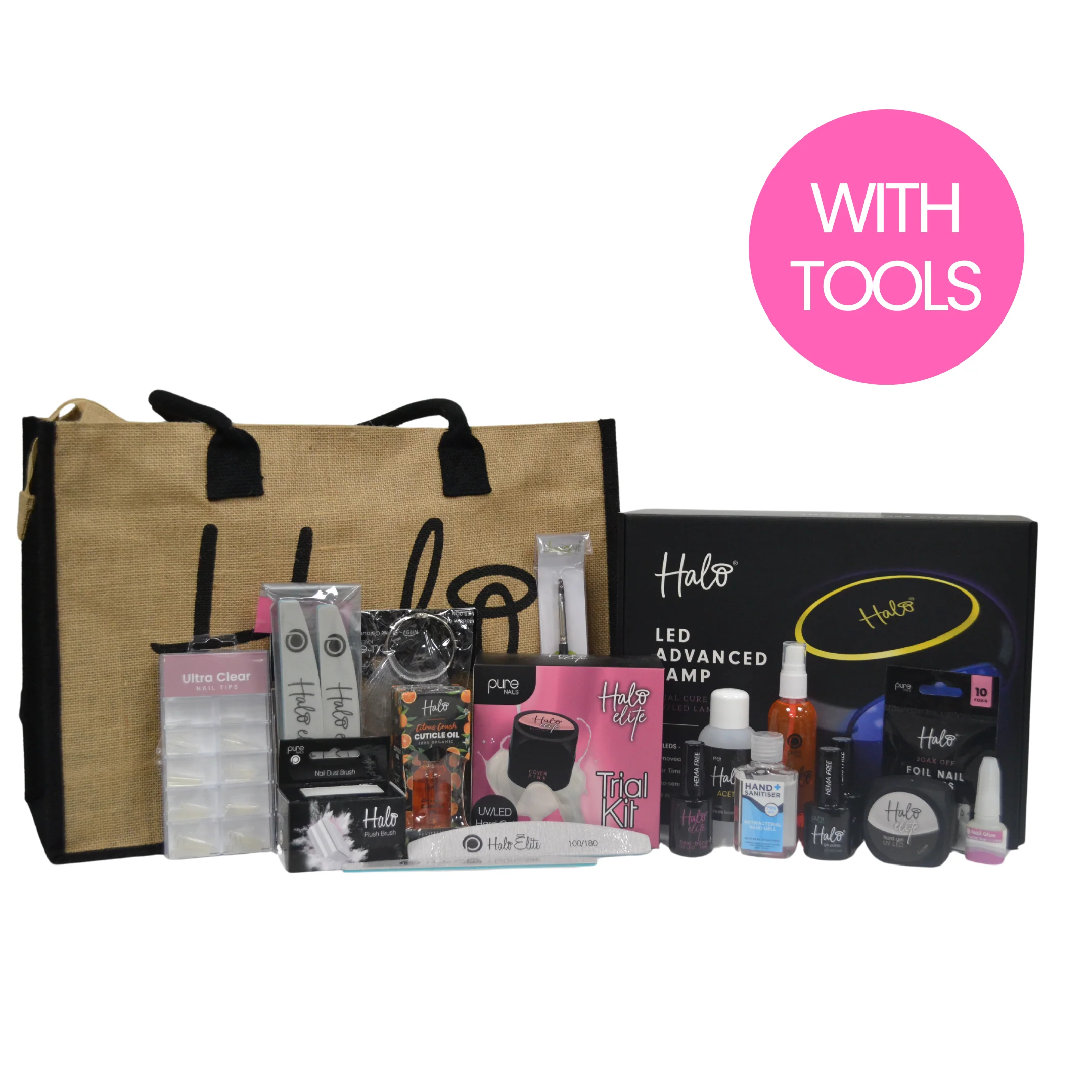 Halo Elite Hard Gel Student Kit with Pro Lamp - Image 2