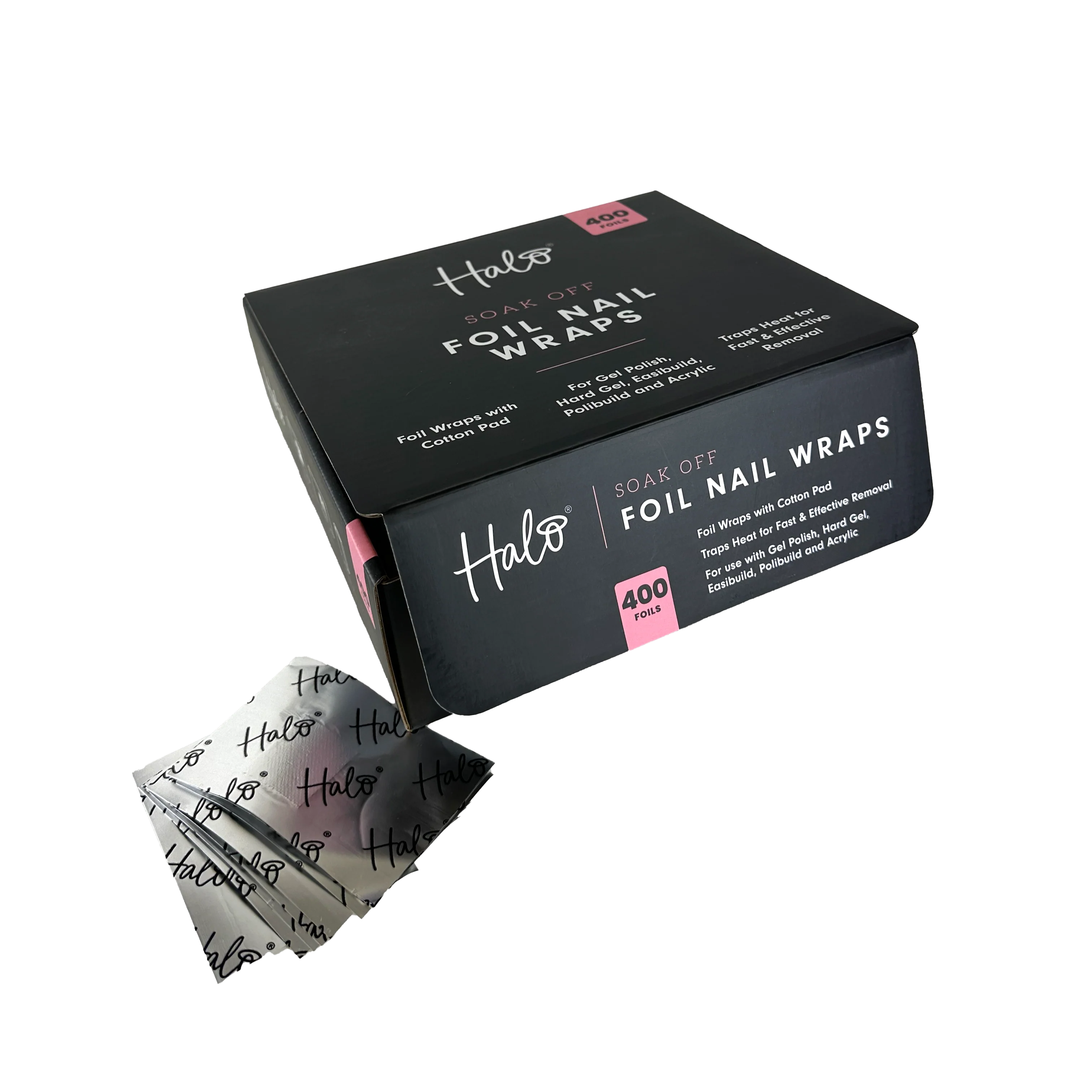 Halo Elite Nail Foil Wrap PK400 plus FREE Foil Dispenser - Image 3
