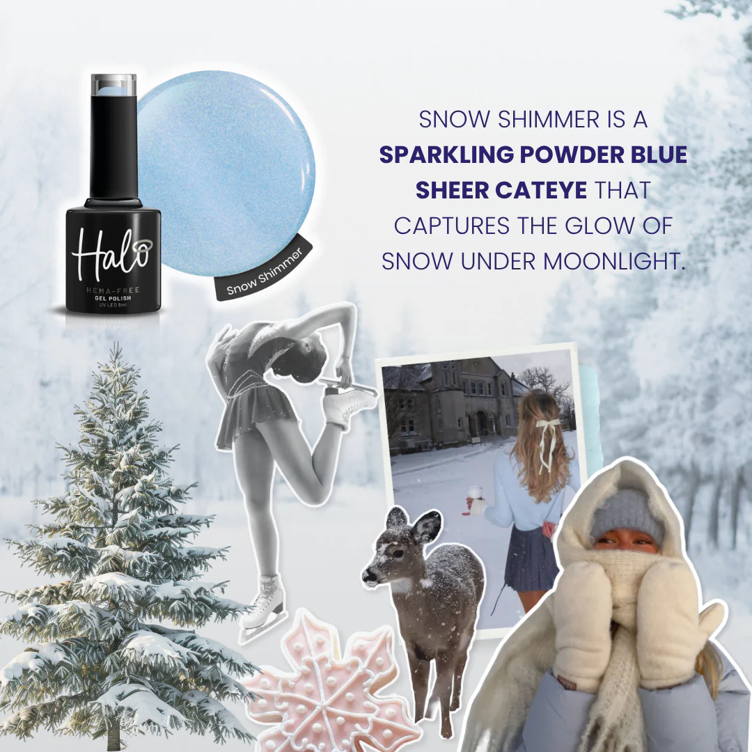 Halo Gel Polish 8ml Snow Shimmer - Image 2