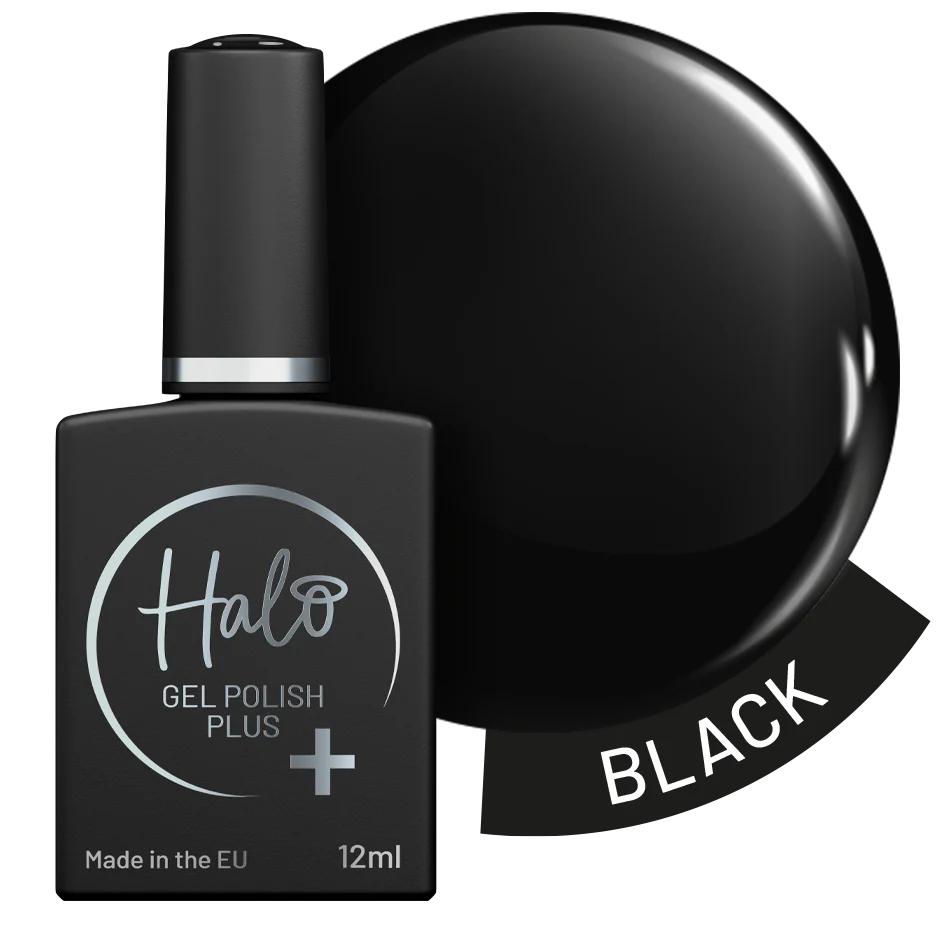 Halo Gel Polish Plus 12ml Black