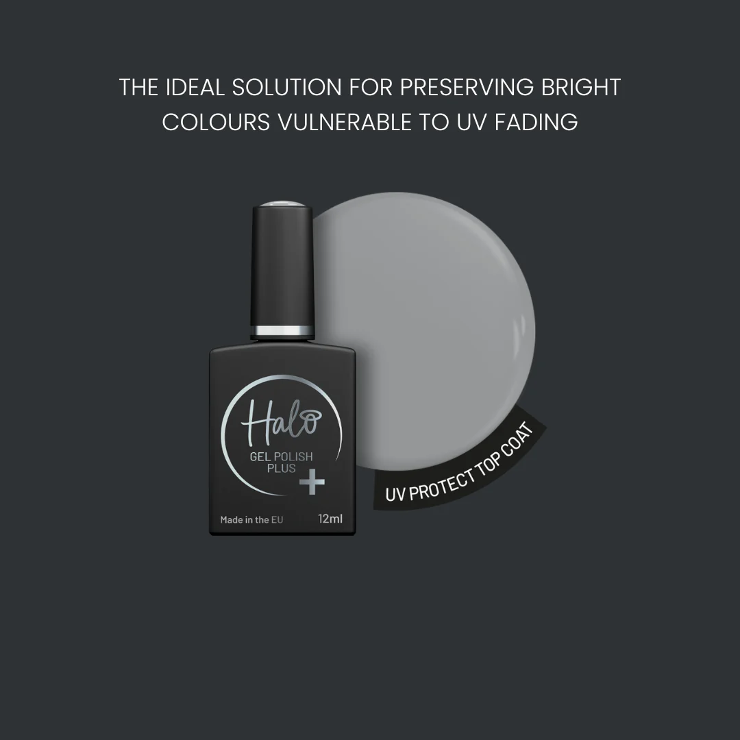 Halo Gel Polish Plus 12ml UV Protect Top Coat - Image 2