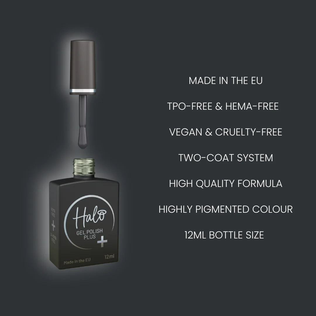 Halo Gel Polish Plus 12ml Midnight - Image 2