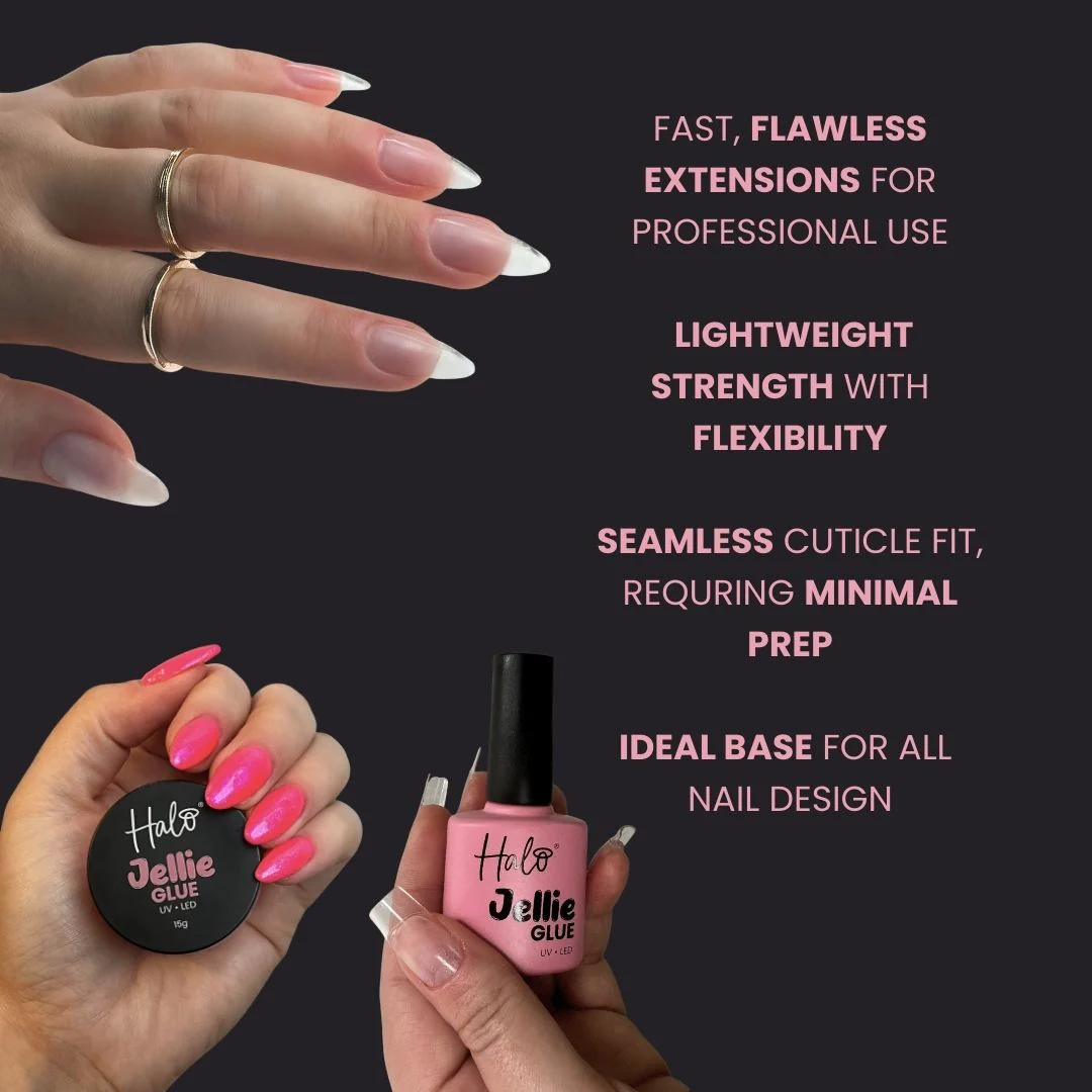 Halo Jellie Nail Tips - Coffin - Image 2