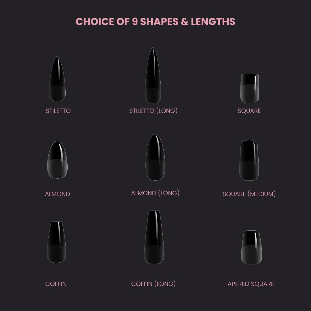 Halo Jellie Nail Tips - Coffin - Image 4